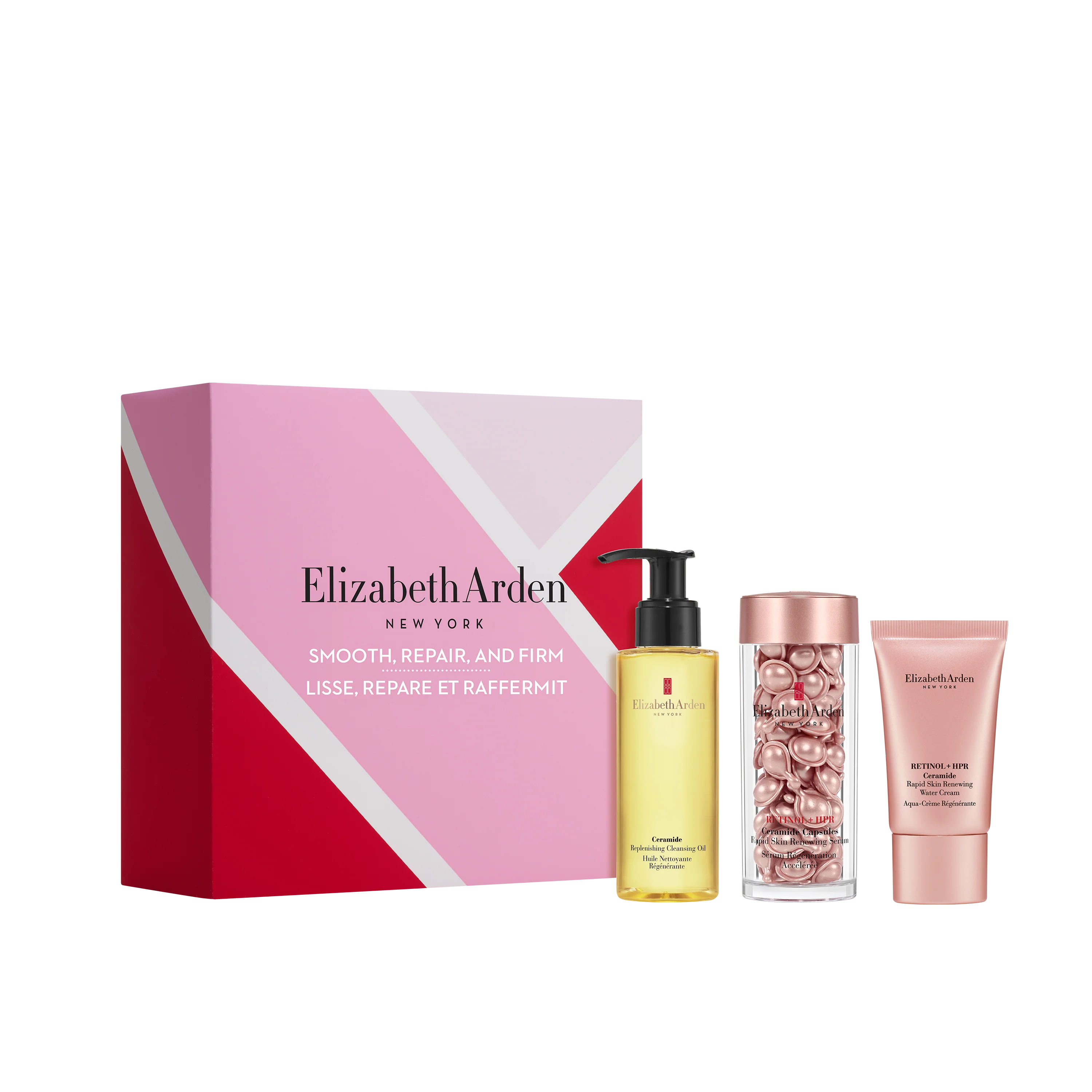 Coffret Retinol + HPR Ceramide Capsules Sérum et Water Cream + Ceramide Huile Démaquillante et Soins pour le Visage Anti-Rides