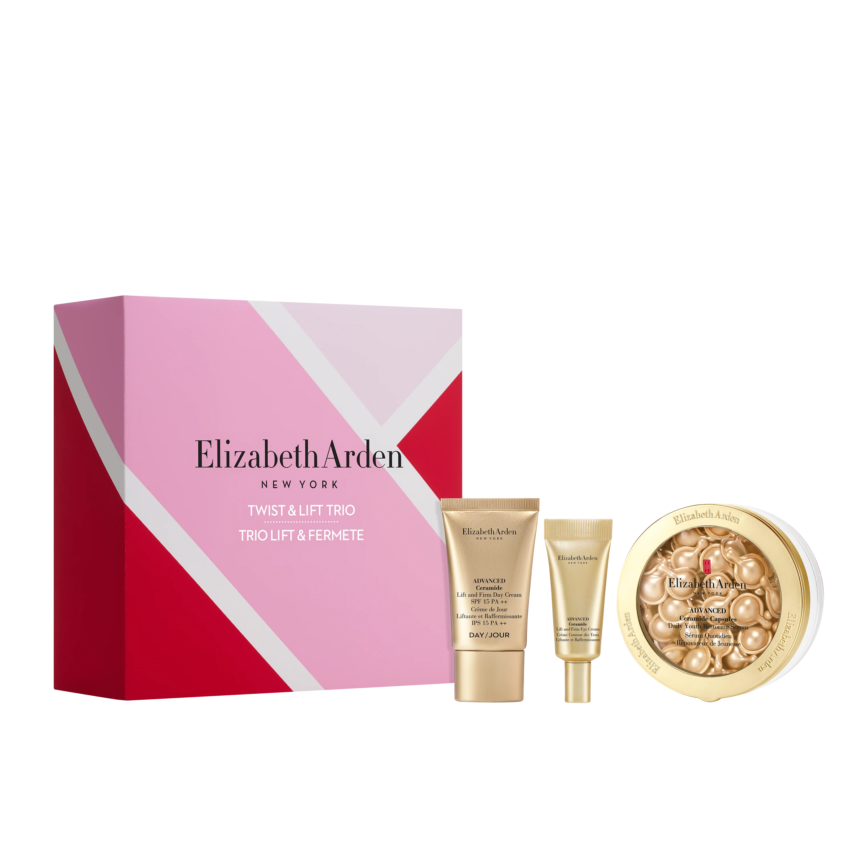 Coffret Trio Advanced Ceramide Capsules, Crème Contour des Yeux et Crème Jour SPF 15