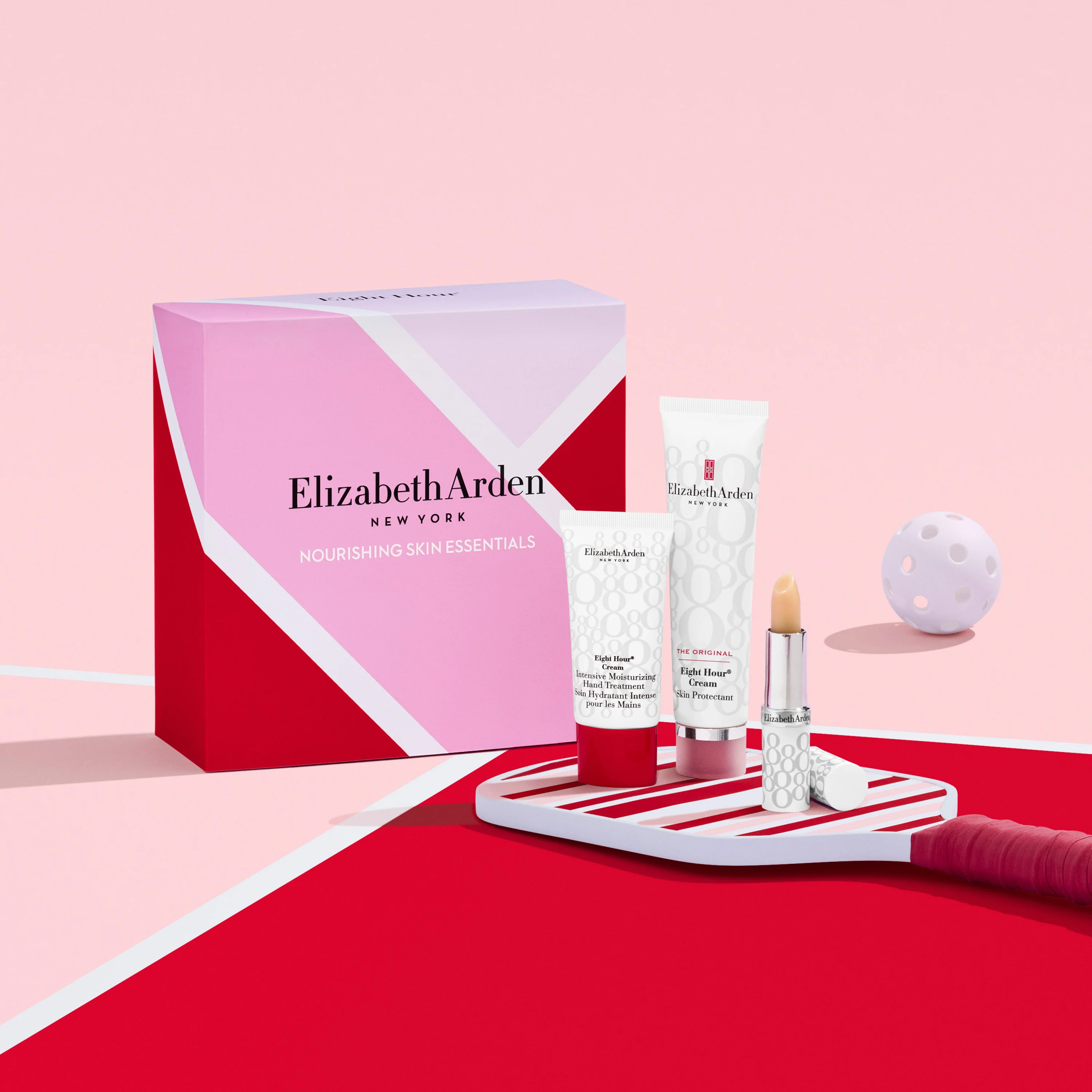 Coffret Trio Nourishing Skin Essentials, Stick Lèvres Eight Hour® SPF 15, Baume Apaisant et Crème Mains - Image 2