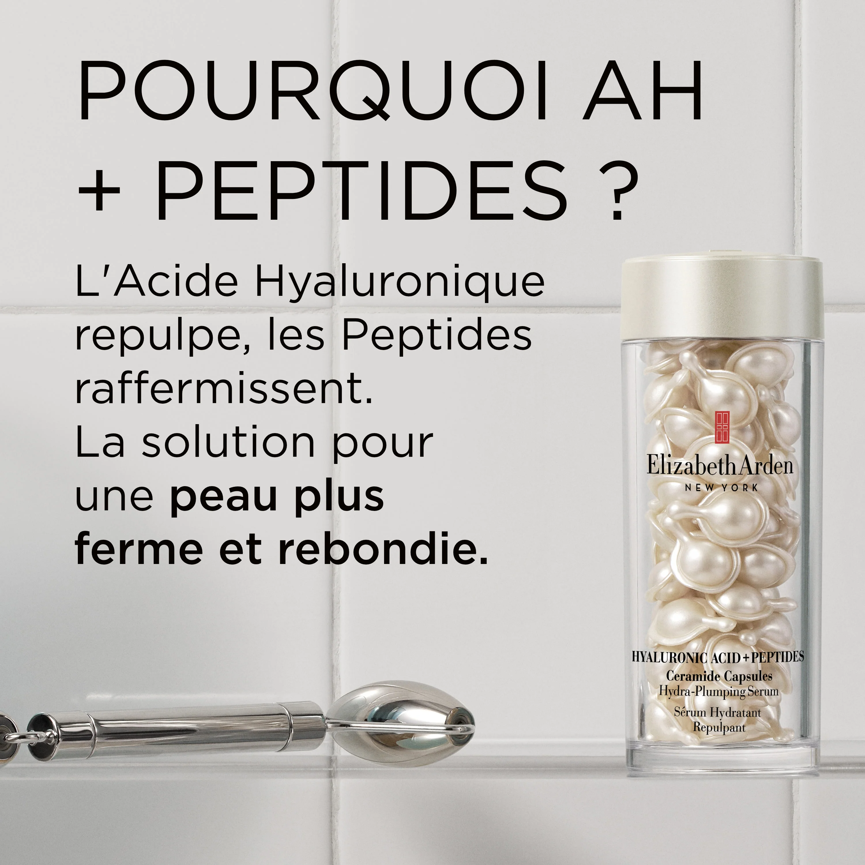 Duo Aqua-Crème & Capsules Céramide Acide Hyaluronique & Peptides  (Valeur 148€) - Image 2