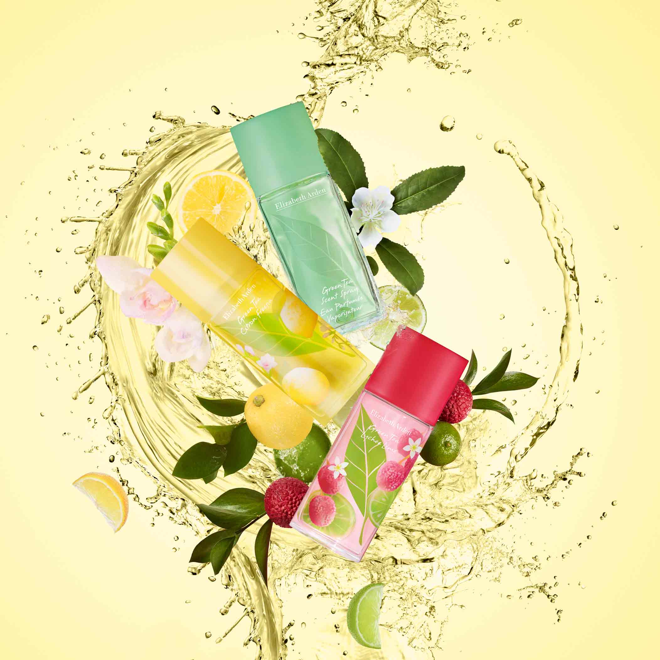 Green Tea Citron Freesia Crème Nectar au Miel pour le Corps - Image 4