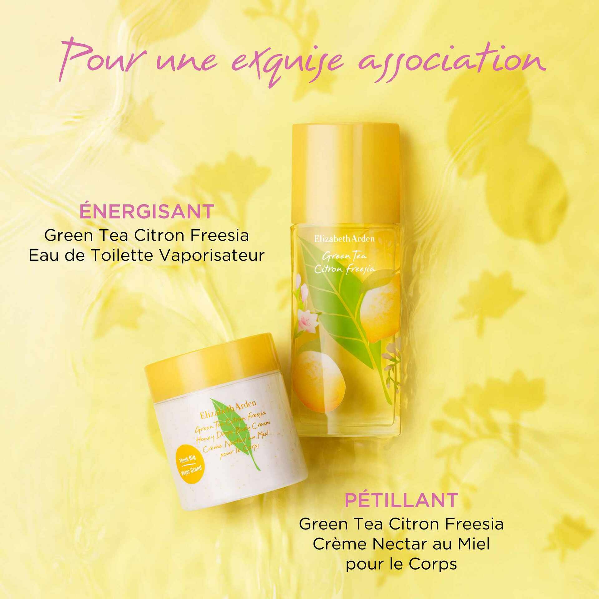 Green Tea Citron Freesia Crème Nectar au Miel pour le Corps - Image 6