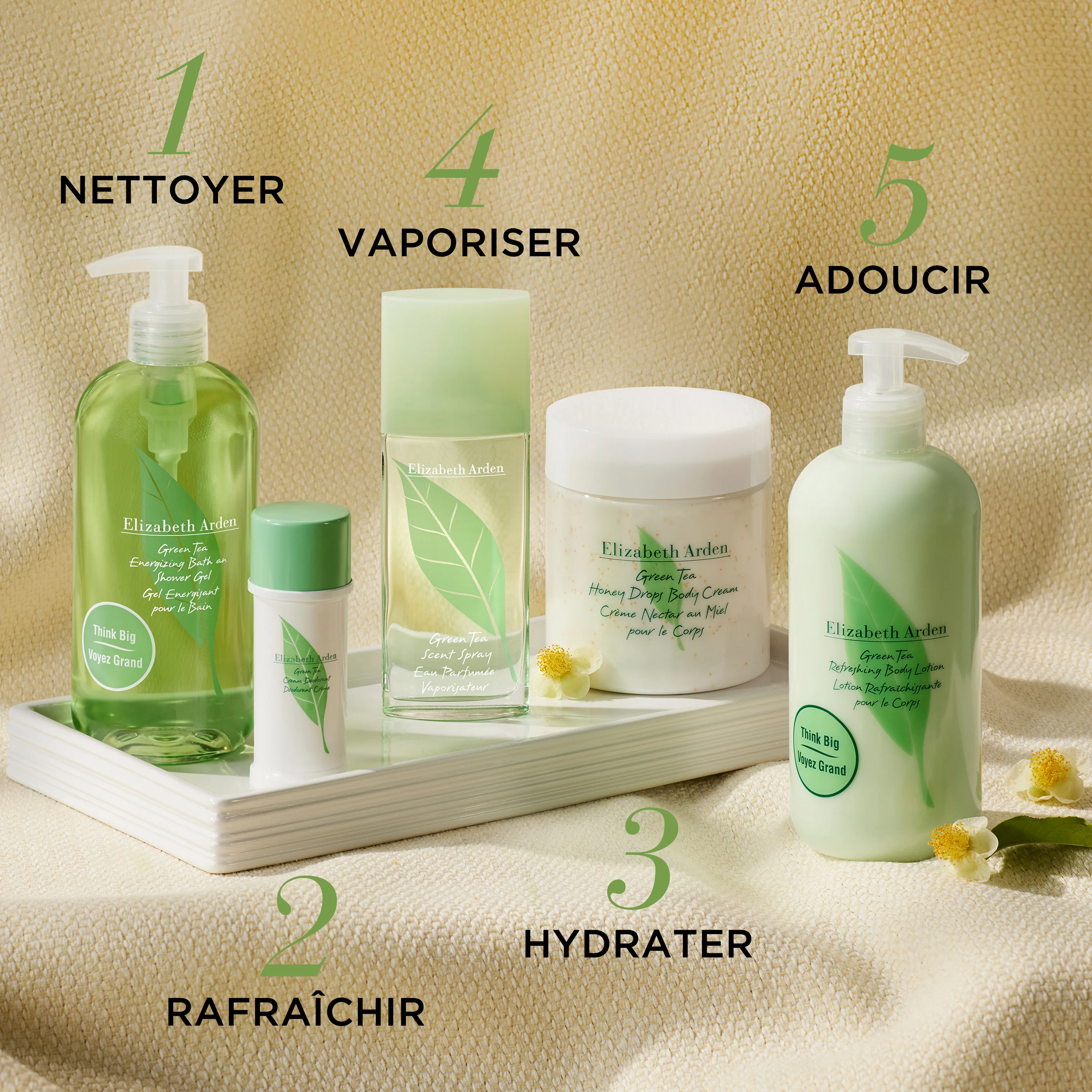 Green Tea Gel Énergisant pour le Bain et la Douche - Image 5