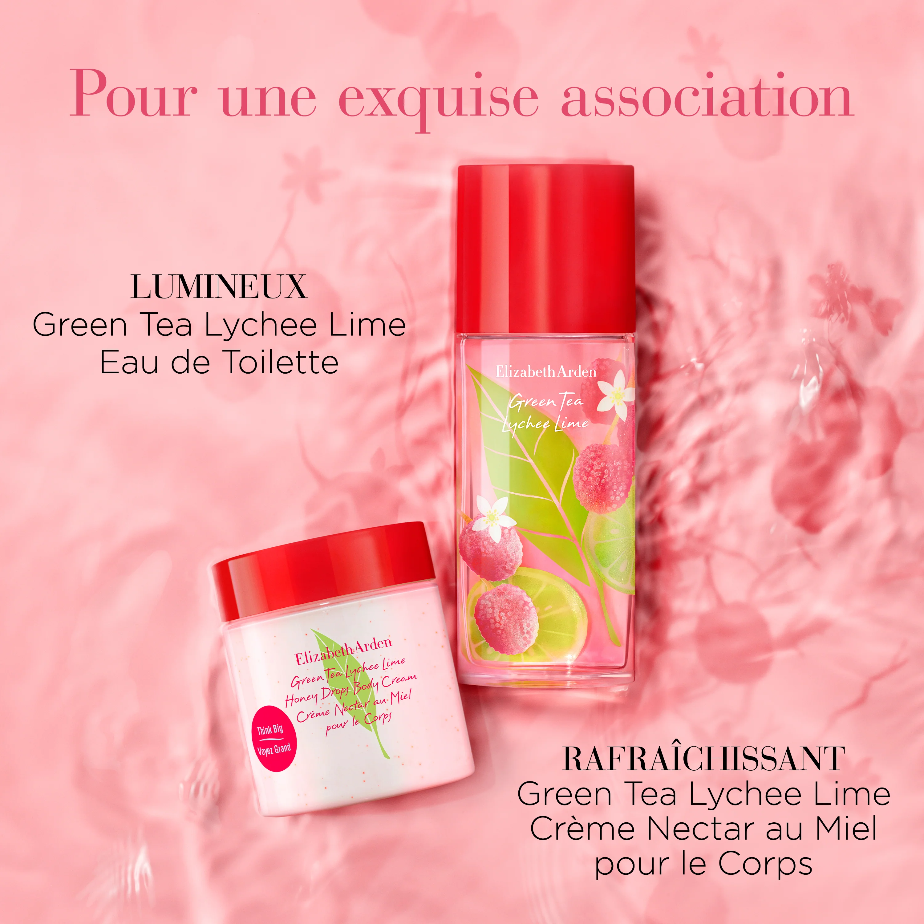 Green Tea Lychee Lime Crème Nectar au Miel pour le Corps - Image 6