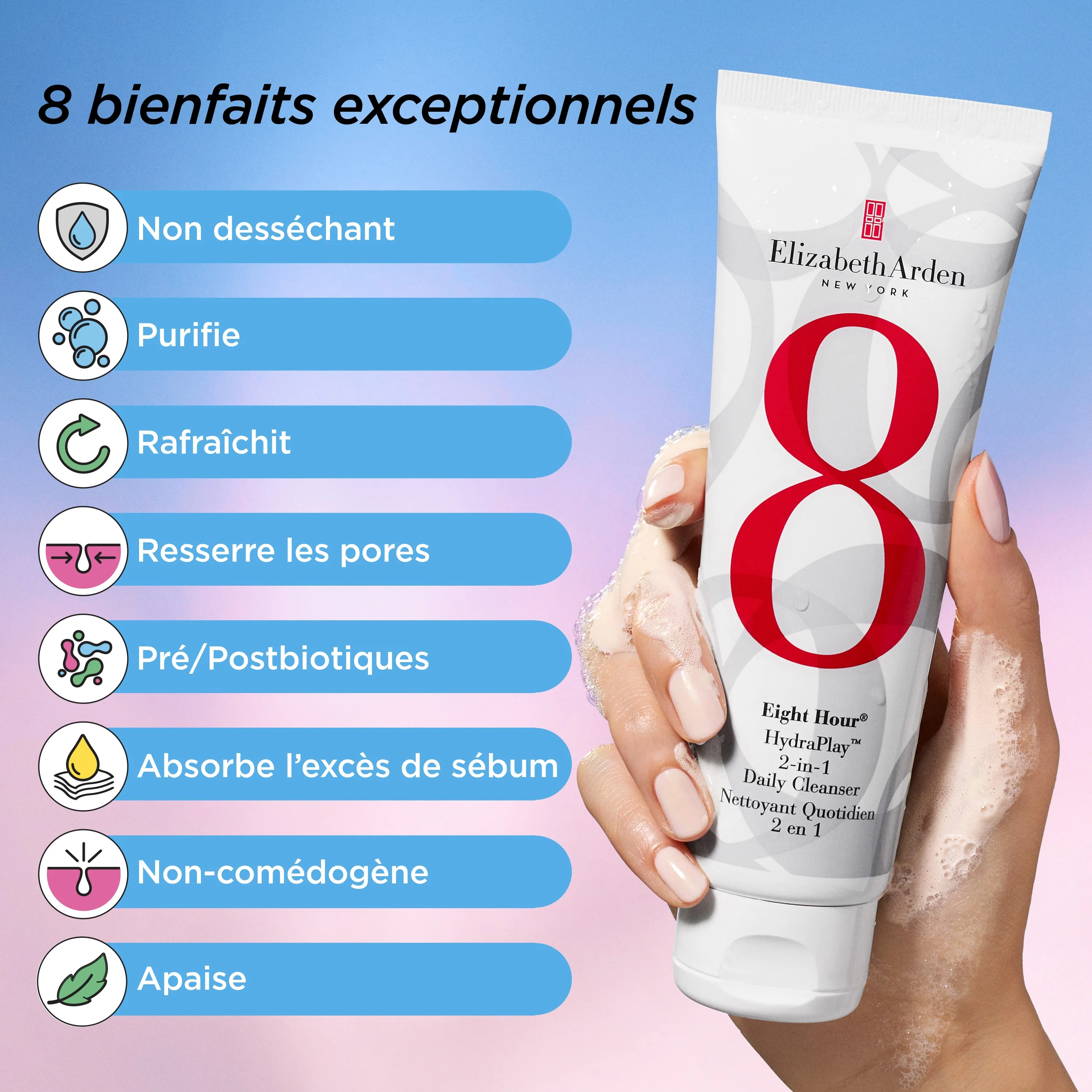 Eight Hour® HydraPlay™ Nettoyant Quotidien 2-en-1 - Image 7