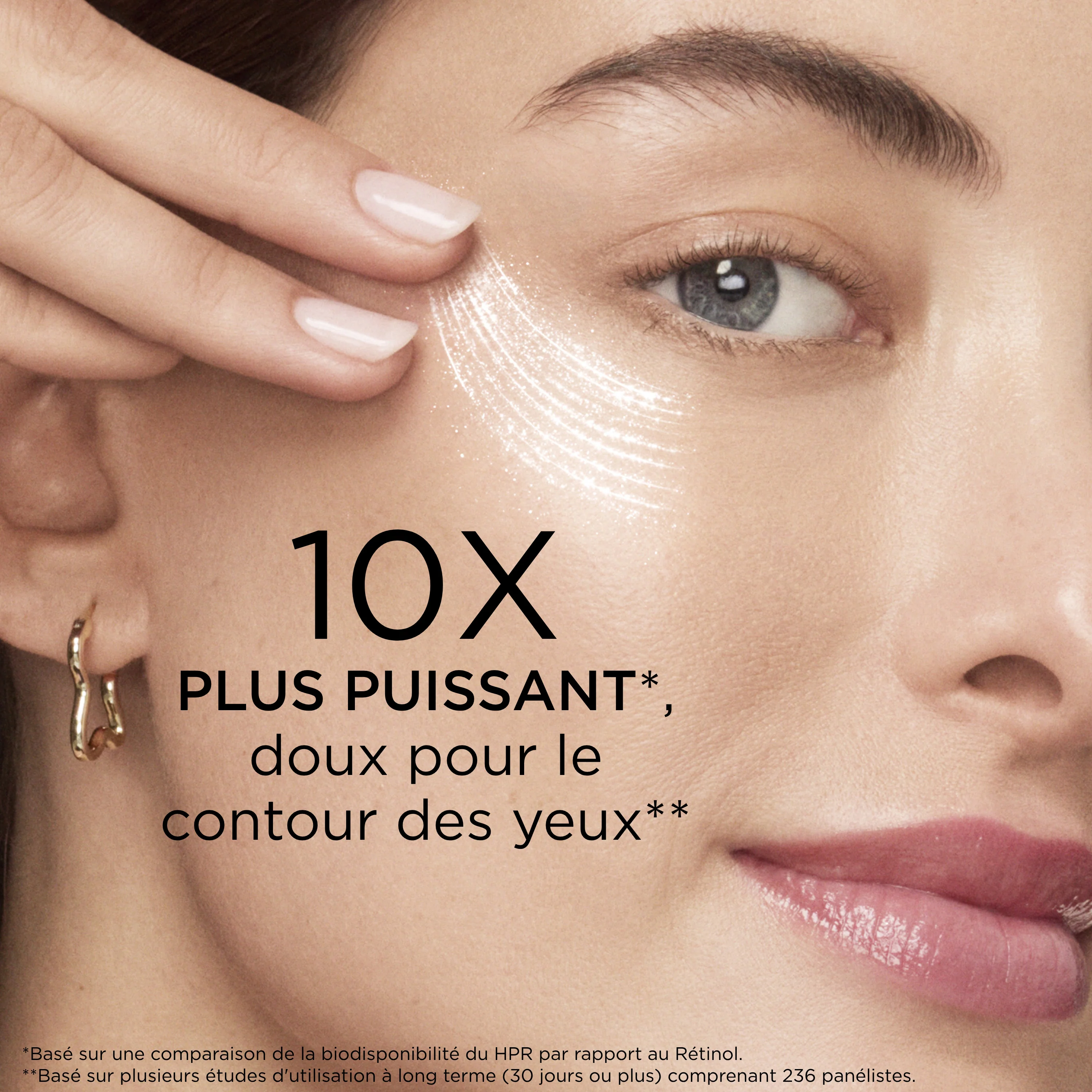 Rétinol + HPR Ceramide Crème Contour des Yeux Régénérant - Image 4