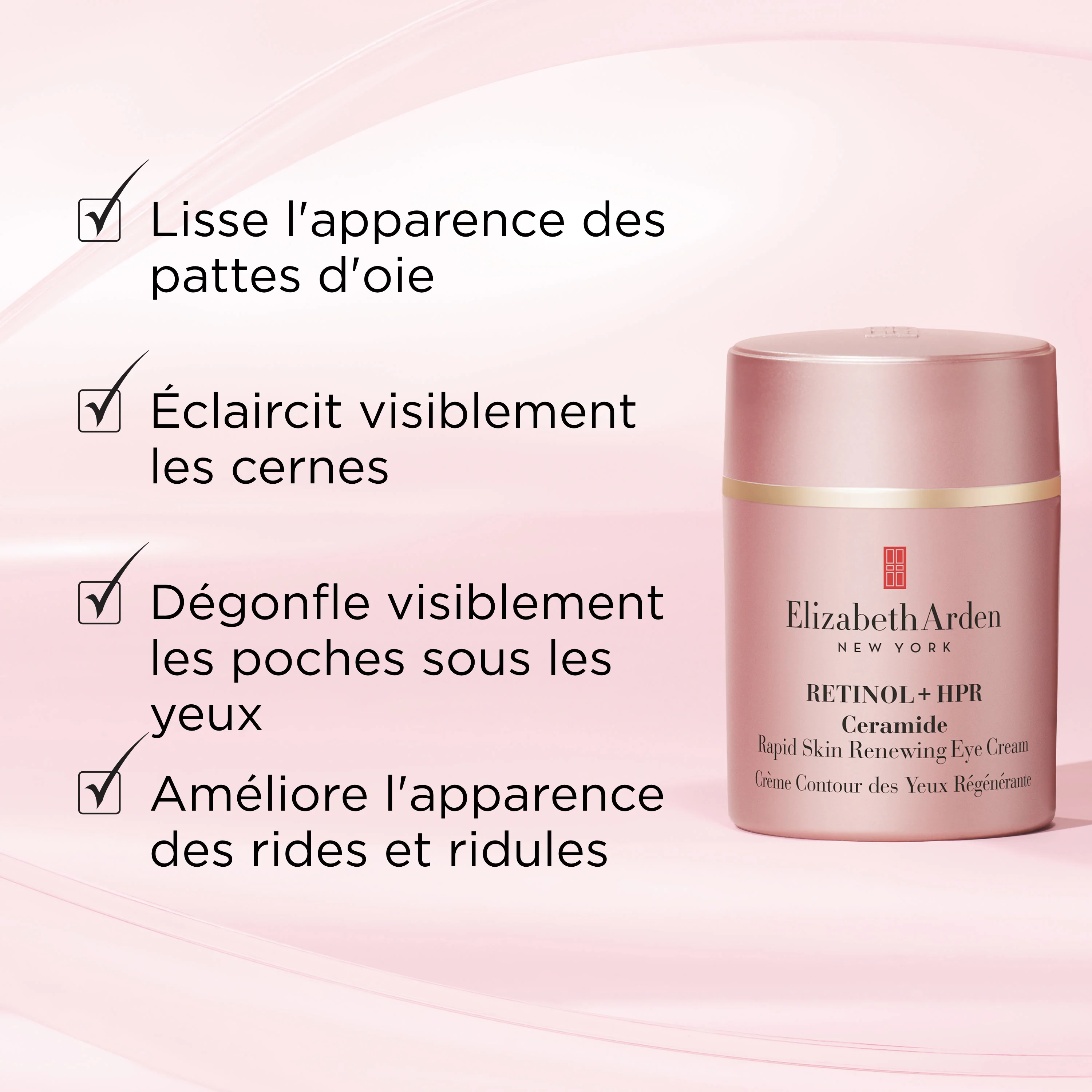 Rétinol + HPR Ceramide Crème Contour des Yeux Régénérant - Image 5