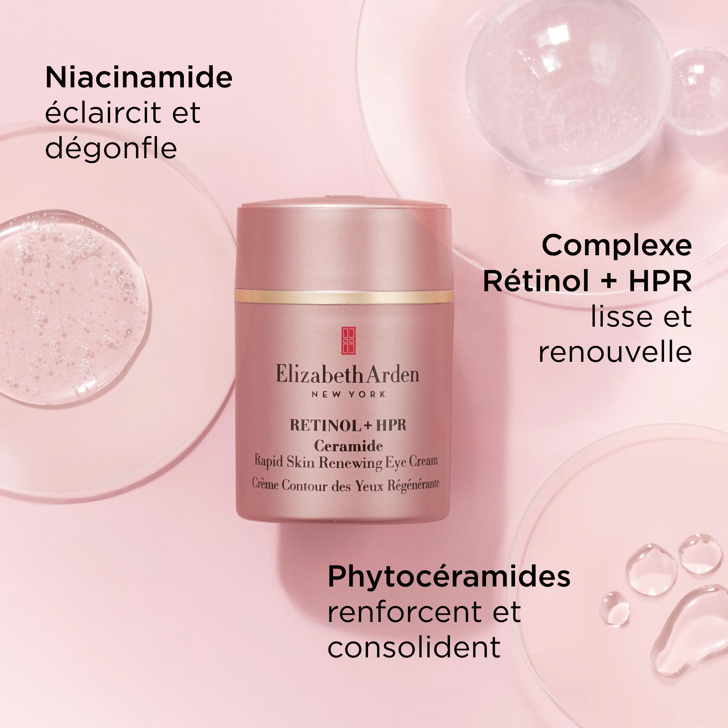 Rétinol + HPR Ceramide Crème Contour des Yeux Régénérant - Image 9