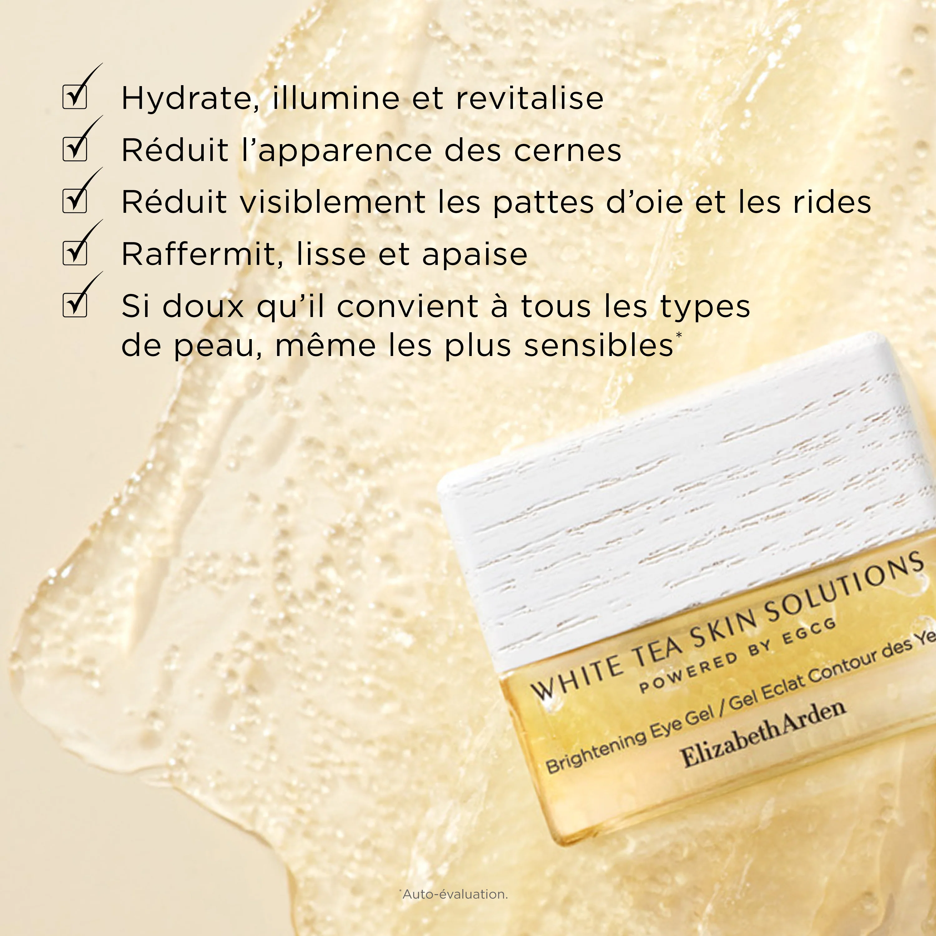 White Tea Skin Solutions Gel Eclat Contour des Yeux - Image 6
